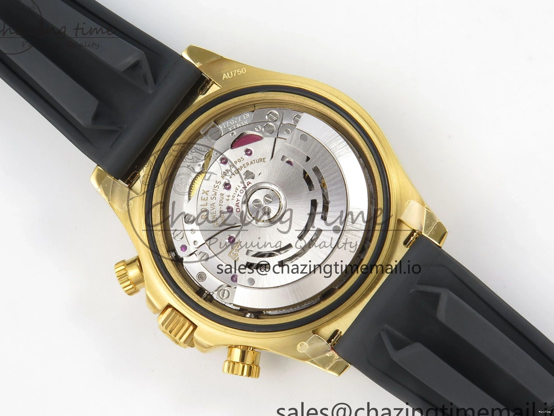 MiroTime 0218 Daytona 116518 QF 1:1 Best Edition Black Dial on Oysterflex Strap SH4130 V11（Gain Weight） GoodFit 170